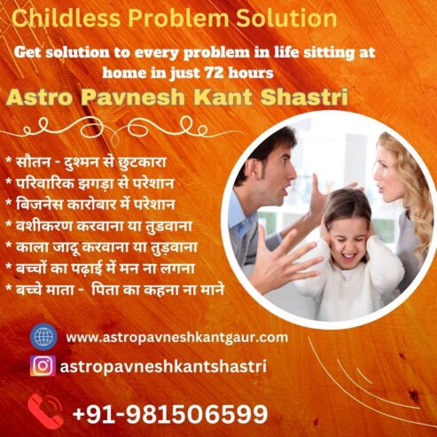 childless problem solution +91-9815706599