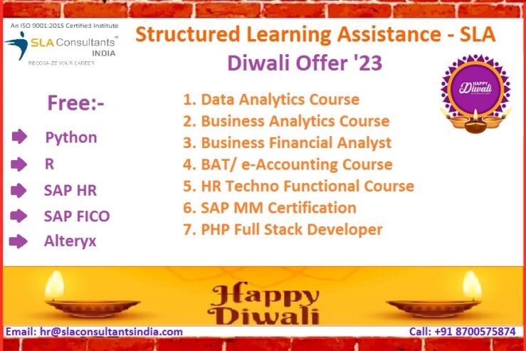 Data Science Training Course in Delhi, Kalkaji, Free R & Python with ML Certification, Diwali Offer ’23, Free Job Placement, Free Demo Classes,