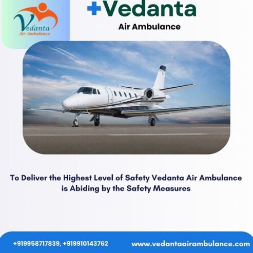 Hire Vedanta Air Ambulance Service in Bhopal with Advanced Medical Equipment