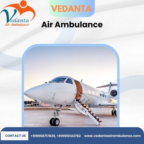 Hire Vedanta Air Ambulance Service in Bagdogra for Complicated-free Patient Shifting Service