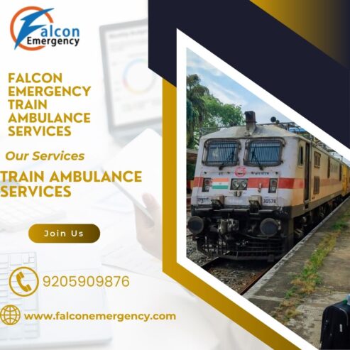 Falcon Train Ambulance in Patna is the Superlative Provider of Medical Transport