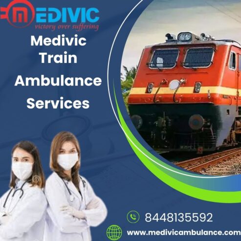 Take advantage of Medivic Train Ambulance in Bhopal prior medical transportation