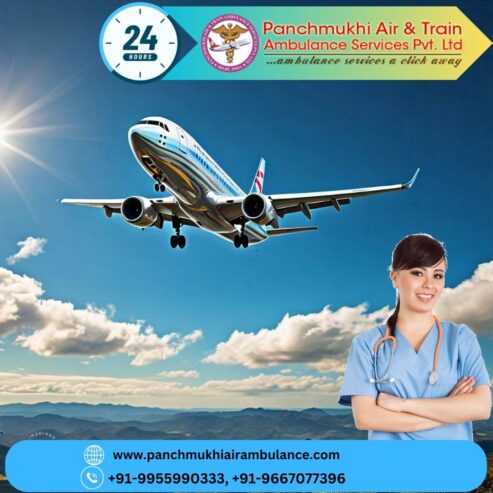 Hire at Nominal Fare Panchmukhi Air Ambulance Services in Kolkata Top Medical Professionals