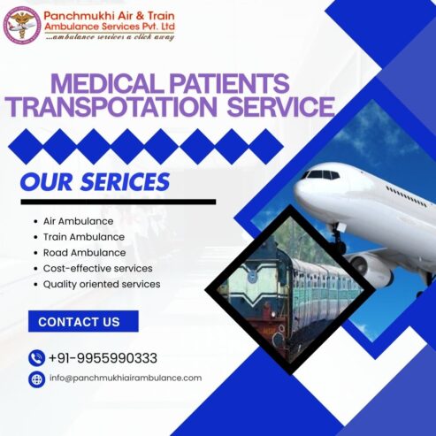 Choose Panchmukhi Train Ambulance in Bangalore for any medical needs