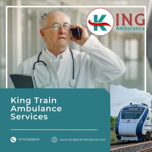 Book advance medical facilities of King Train Ambulance Service in Chennai