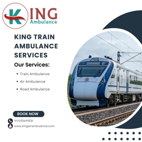 King Train Ambulance Services in Silchar can transport patients without any hassle