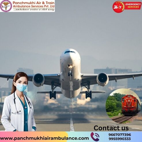 Use Panchmukhi Air Ambulance Services in Mumbai with all Types of Medical Accessories