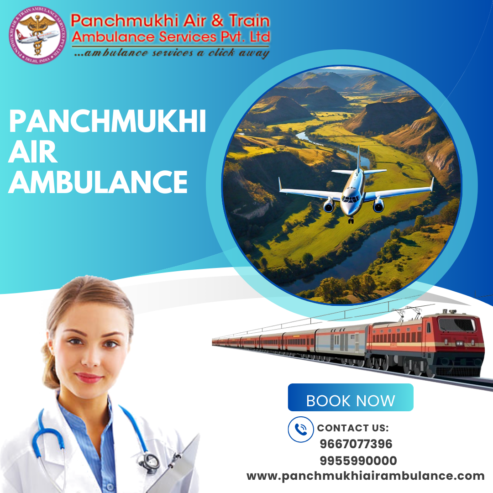 Pick Panchmukhi Air Ambulance Services in Patna with Advanced Medical Attention