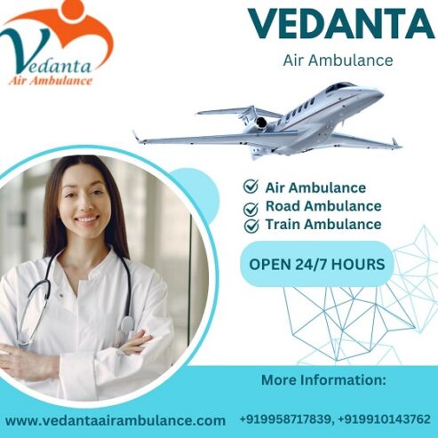 Hire Vedanta Air Ambulance Service in Bhubaneswar for Top-level Ventilator Setup