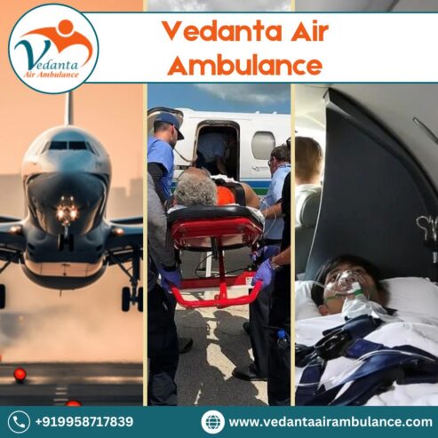 Vedanta Air Ambulance in Patna – Superior and Budget-Friendly