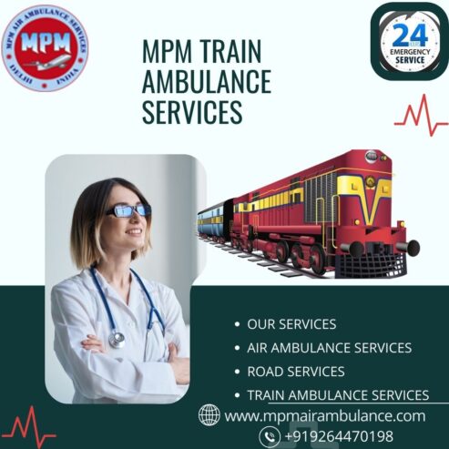 MPM Train Ambulance in Varanasi-