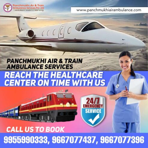 Use Magnificent Medical Facility by Panchmukhi Air Ambulance Services in Bangalore