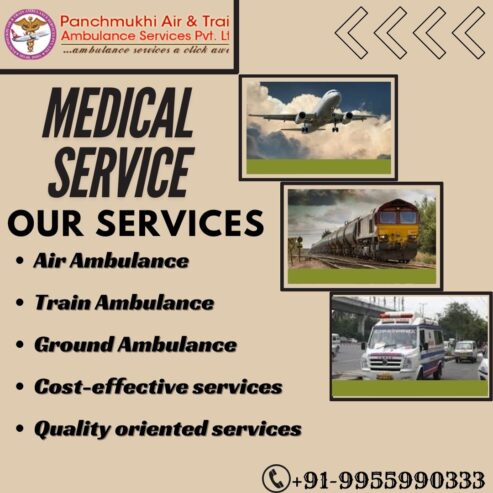 Panchmukhi Train Ambulance in Bangalore operates with excellent facilitation, utilizing an automated system