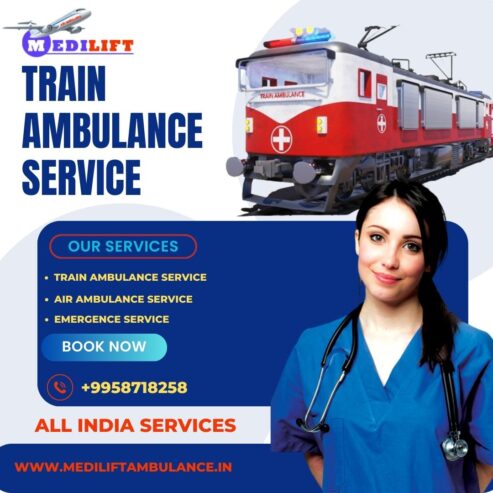 Continuous care at lower rates is on hand by Medilift Train Ambulance in Bhopal