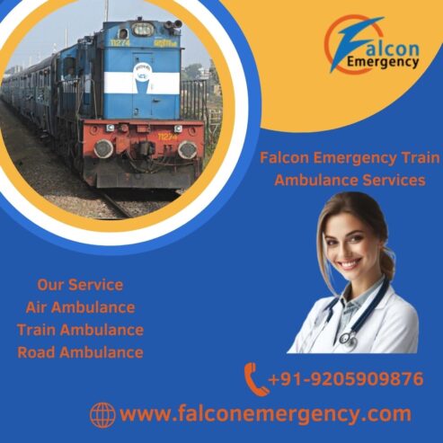 Falcon Emergency Train Ambulance in Bhopal – Life Savior Ambulance