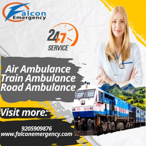 Get maximum safety patient shifting with Falcon Emergency Train Ambulance in Bhopal