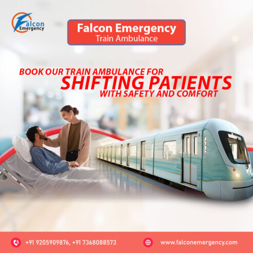 Falcon Train Ambulance in Guwahati is always ready to help make the process effective