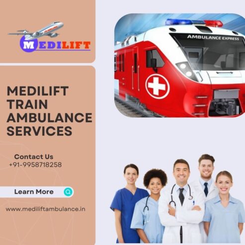 Patients can Now Transit Tension-Free with Medilift Train Ambulance Service in Kolkata