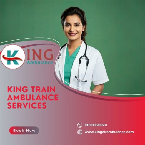 King Train Ambulance Service in Varanasi has a Well-Trained Healthcare Team