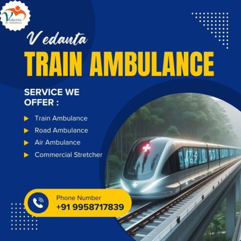 Train Ambulance Service in Chandigarh | Vedanta Train Ambulance