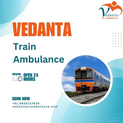 Train Ambulance Service in Chandigarh fully guarantee continuous medical care during Patient travel