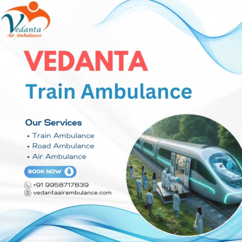 Train Ambulance Service in Varanasi is always ready to Transport Patient