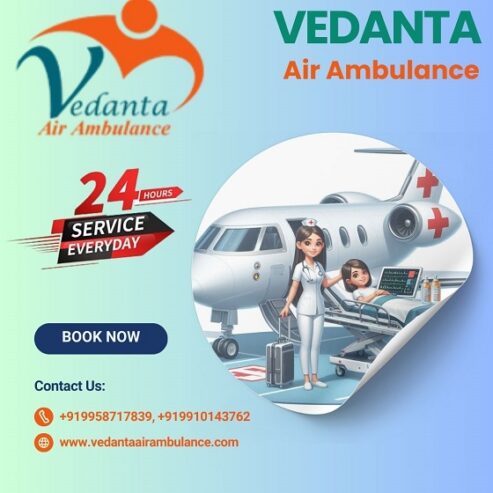 Hire Vedanta Air Ambulance Service in Indore with Risk-free Patient Transfer at an Affordable Price