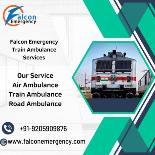 Falcon Train Ambulance in Dibrugarh has the Best Record of Successful Transfer