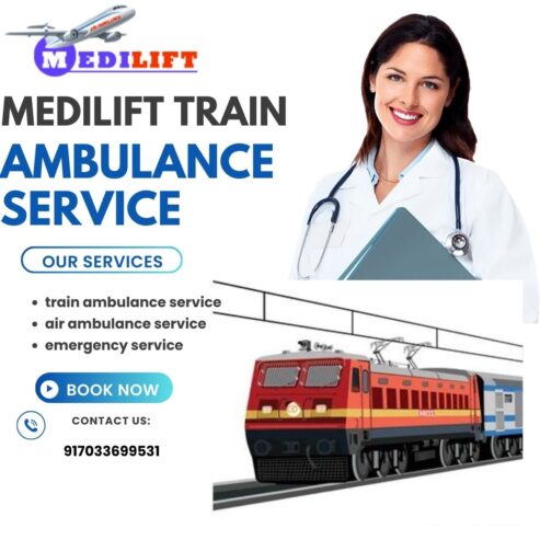 Booking of Medilift Train Ambulance Service in Bangalore is very simple