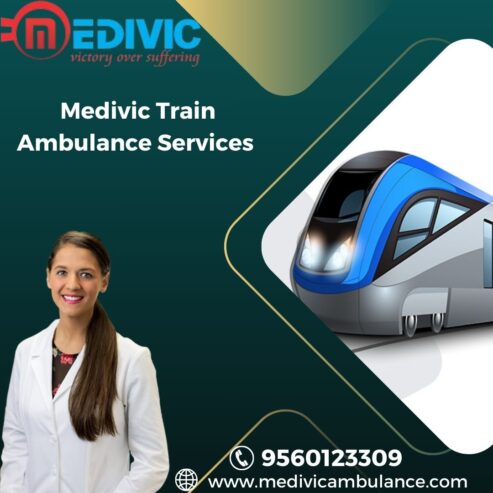 Medivic Train Ambulance Services in Bhopal is considered the best medical transportation service