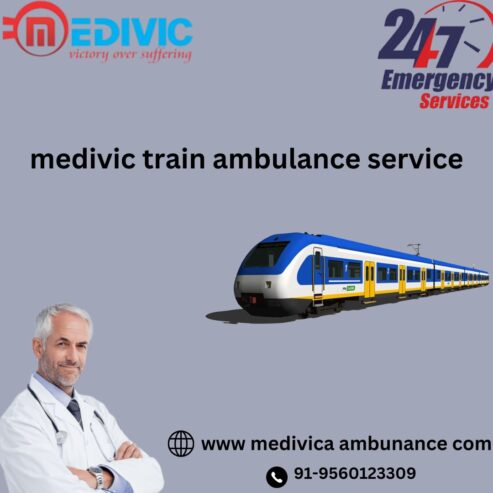 For Fast Shifting Select Medivic Train Ambulance Service in Jabalpur