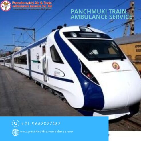 Panchmukhi Train Ambulance Service in Chennai handles the journey easily