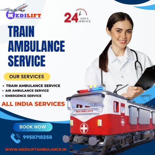 Medilift Train Ambulance Chennai Patients without any Intricacies