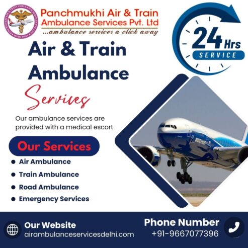 Trust The Panchmukhi Train Ambulance in Nagpur For Timely Transportation in Emergency