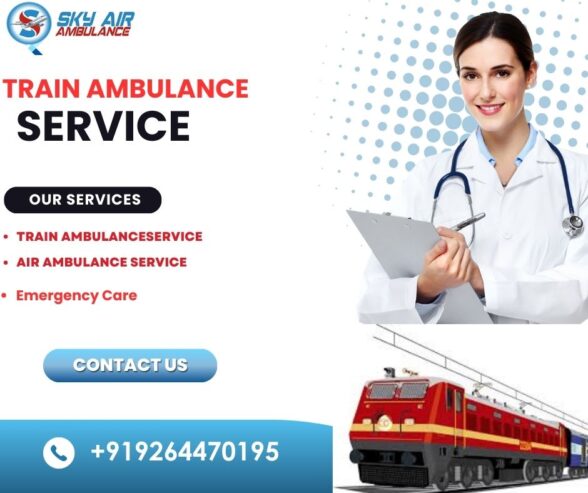 Sky Train Ambulance Chennai takes complete care of patient’s comfort