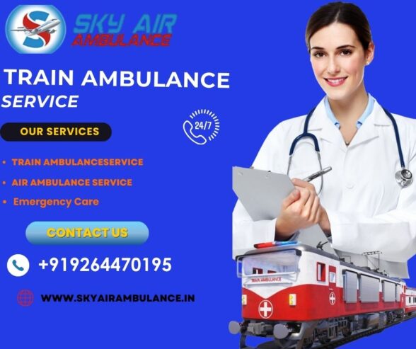 Sky Train Ambulance in Bangalore shifting on board with the medical team available for all patients on the train