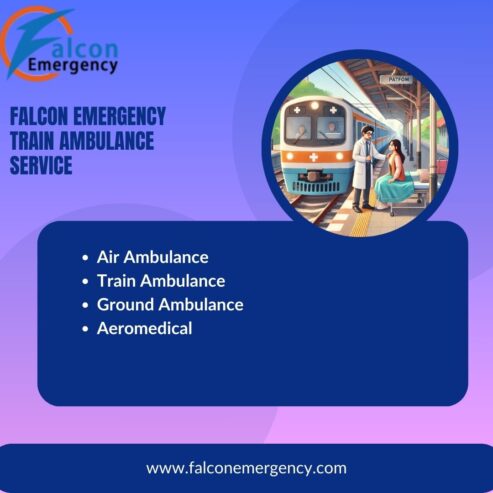 Choose Falcon Train Ambulance Service in Hyderabad for better shifting