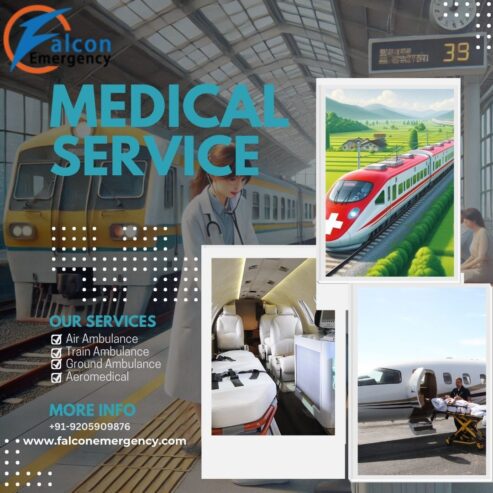 Falcon Train Ambulance service in Delhi is a Medical Lifeline for Patients