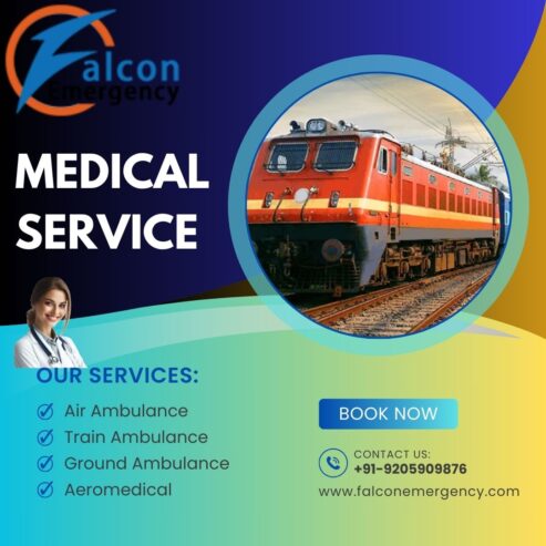 Falcon Train Ambulance in Bangalore Gives Priority to the Health of the Patient