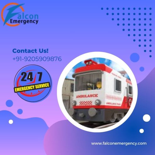 Use Falcon Train Ambulance Service in Delhi for rapid patient transfer