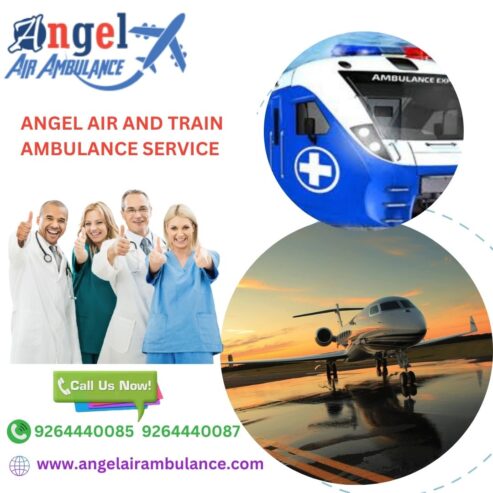 Angel Air and Train Ambulance Service in Nagpur Provide a Medical Team to Treat Serious Patients