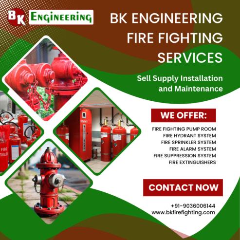 Protect Lives and Property with BK Engineering’s Fire Fighting Services in Gorakhpur