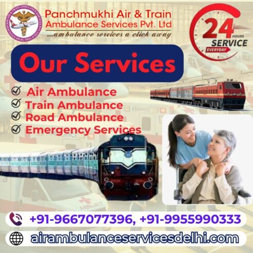 For Restless and Quick Transportation, Consider The Panchmukhi Train Ambulance in Vishakhapatnam