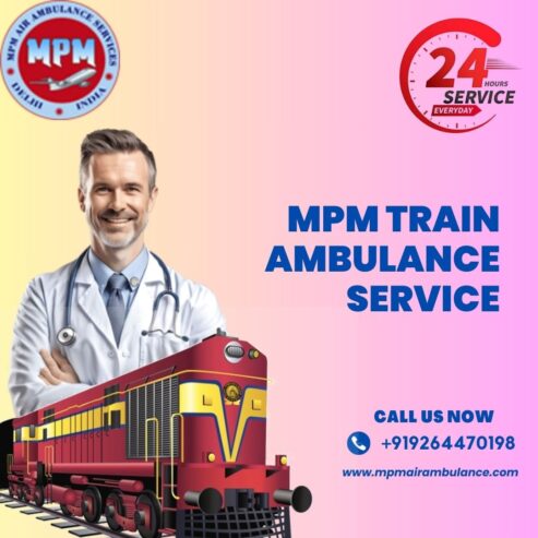 MPM Train Ambulance in Darbhanga is known for the Safety of Patients