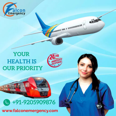 Falcon Train Ambulance Service in Patna Provides the Best Medical Solution