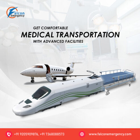 Falcon Train Ambulance in Guwahati Comes with a Well-Equipped Medical System