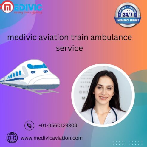 Medivi Aviation Train Ambulance Service in Ranchi is Always Available in Emergency