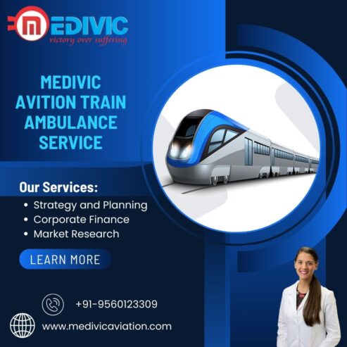 Use Medivac Aviation Train Ambulance at appropriate time during transfer in Raipur