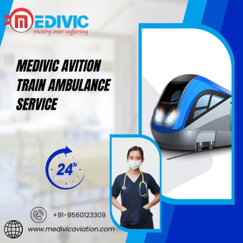 Avail Medivic Aviation Train Ambulance in Mumbai for quick medical assistance