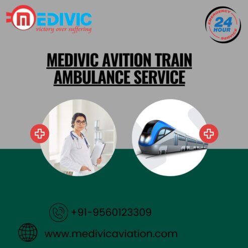 Benefit from the skilled staff of Medivic Aviation Train Ambulance Service in Ranchi